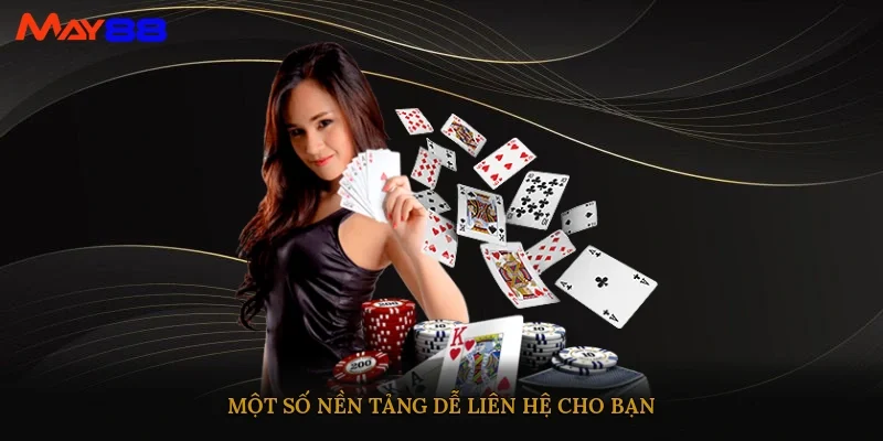 Một số nền tảng dễ liên hệ cho bạn
